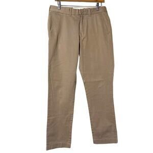 J.Crew The Sutton Men’s Chino Pants 31x32 Beige Tan Cotton Classic Fit